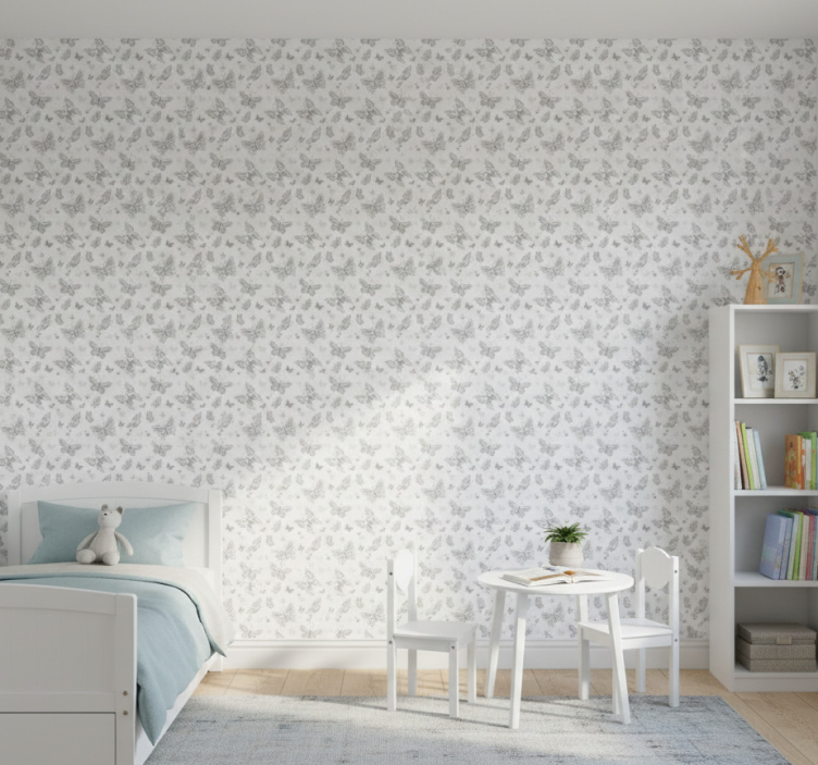 Papier peint papillon volant - TenStickers