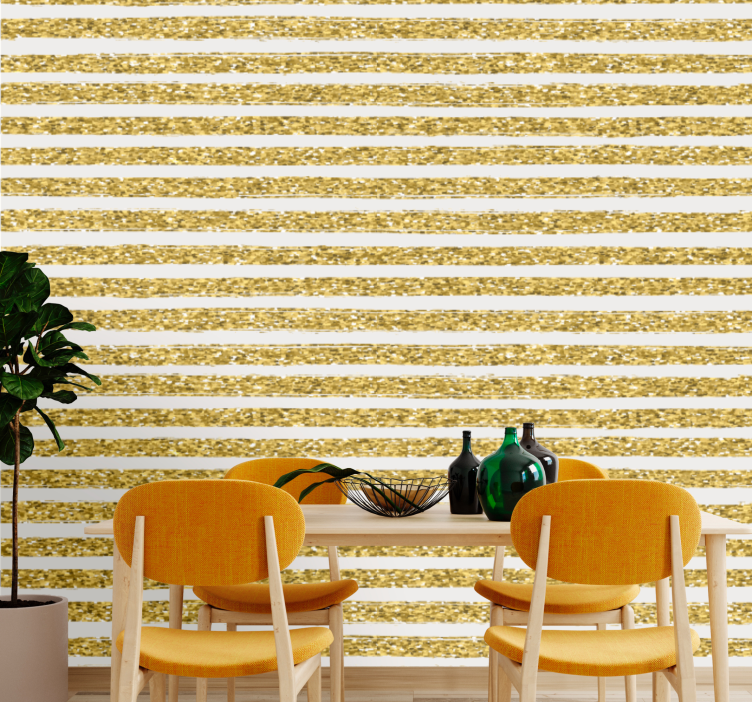 Papier peint rayures lignes brillantes - TenStickers