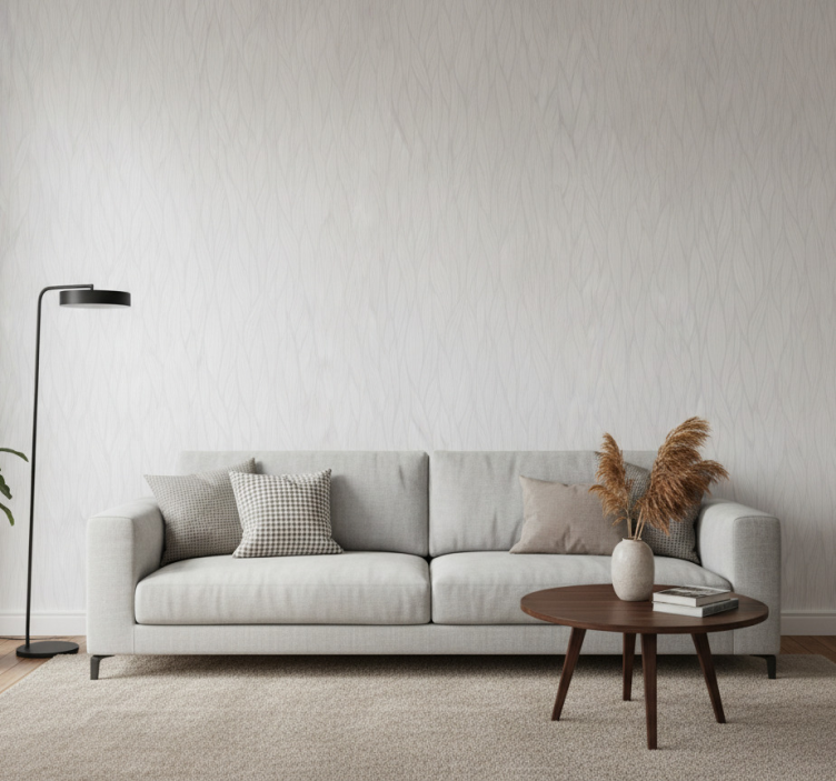Papier peint salon lignes ondulées - TenStickers