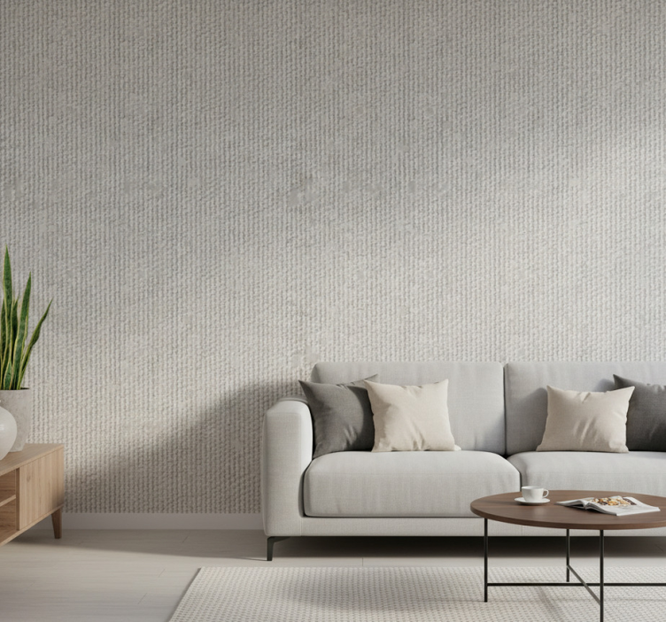 Papier peint salon motif gris texturé - TenStickers