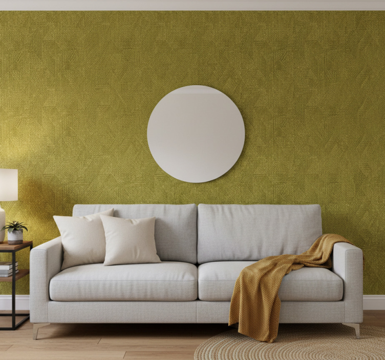 Papier peint salon surface verte texturée - TenStickers