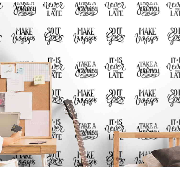 Papier peint texte citations de motivation - TenStickers