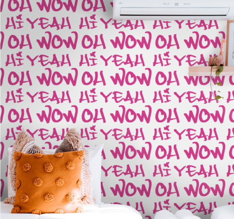 Papier peint texte conception de phrases expressives - TenStickers