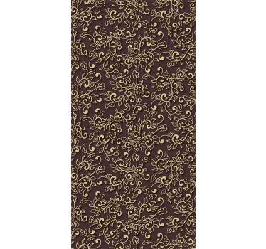 Papier peint salon tourbillons floraux élégants - TenStickers