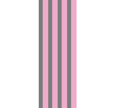 Papier peint rayures roses - TenStickers