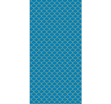 Papier peint salon à motif festonné - TenStickers