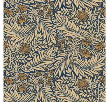 Papier peint salon fleurs vintage - TenStickers