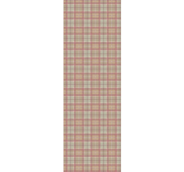 Papier peint salon texture tartan marron - TenStickers