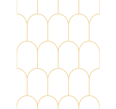 Papier peint salon arches dorées élégantes - TenStickers