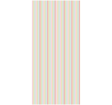 Papier peint salon rayures pastel horizontales - TenStickers