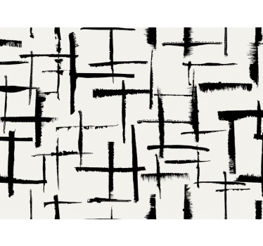 Papier peint salon brique blanche effet faux - TenStickers