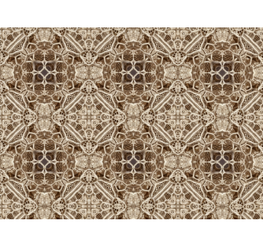 Papier peint salon kaleidoscope de dentelle ornée - TenStickers