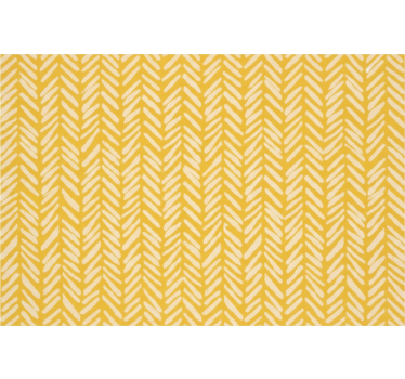 Papier peint salon chevrons jaunes herringbone - TenStickers