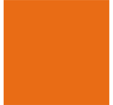 Papier peint salon orange mat - TenStickers