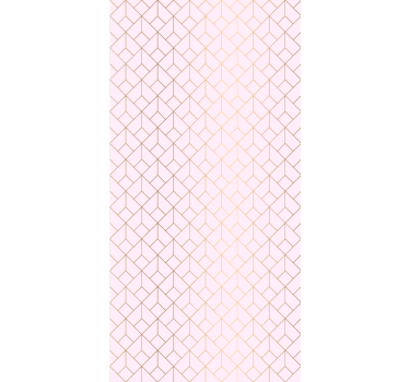 Papier peint classique motif régulier rose et doré - TenStickers