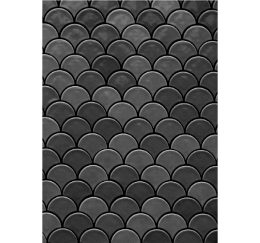 Papier peint salon écaille noire - TenStickers