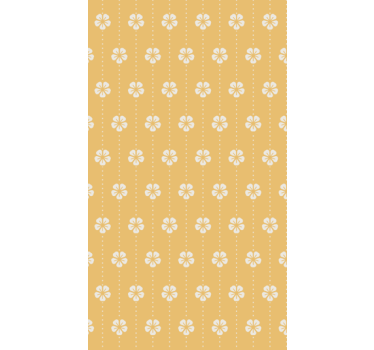 Papier peint salon motif floral élégant - TenStickers