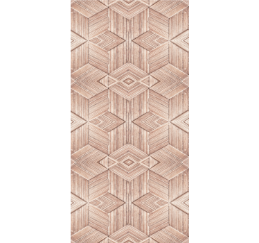 Papier peint salon effet texture bois clair - TenStickers