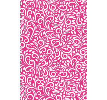Papier peint salon motif tourbillon floral - TenStickers