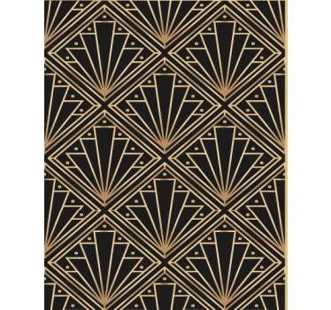 Papier peint salon motif art déco - TenStickers