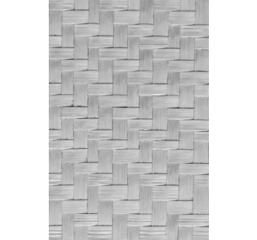 Papier peint salon texture tissée grise - TenStickers