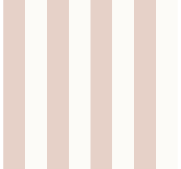 Papier peint salon rayures roses et blanches - TenStickers