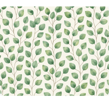 Papier peint salon feuille de forêt tropicale - TenStickers
