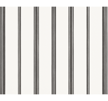 Papier peint salon rayures noires - TenStickers