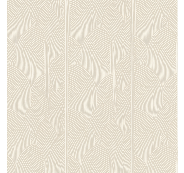 Papier peint salon motif géométrique arches douces - TenStickers