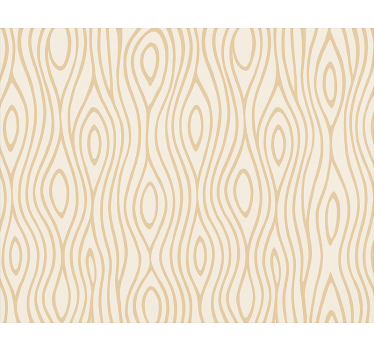 Papier peint salon effet bois clair - TenStickers