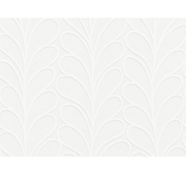 Papier peint salon texture feuille blanche 3d - TenStickers