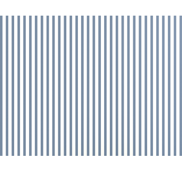 Papier peint salon rayures bleues et blanches répétées - TenStickers