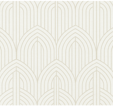 Papier peint salon design bois blanc - TenStickers