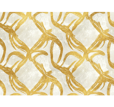 Papier peint salon texture dorée peinte - TenStickers