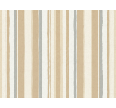 Papier peint ligne verticale blanc beige farmhouse - TenStickers