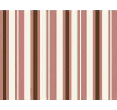 Papier peint ligne verticale rayures roses et brunes - TenStickers