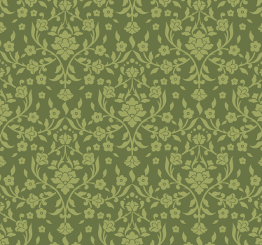 Papier peint classique vert style anglais - TenStickers