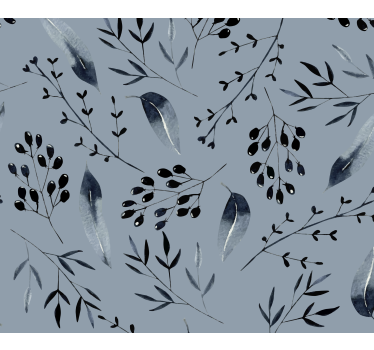 Papier peint arbres gris pour le salon - TenStickers