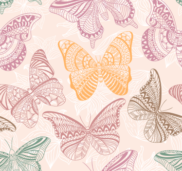 Tapisserie papillon Papillons décoratifs colorés - TenStickers