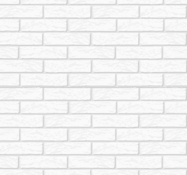 Papier peint salon brique blanche - TenStickers