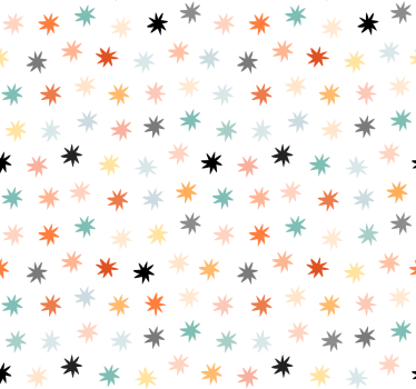 Papier peint étoiles multicolores - TenStickers