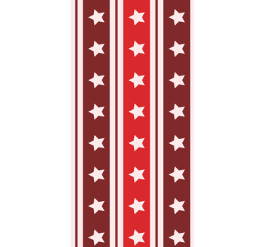 Papier peint rayures verticales motif étoilé rayé - TenStickers