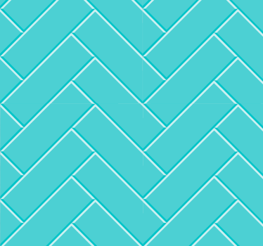 Papier peint carreaux Diagonale sarcelle - TenStickers