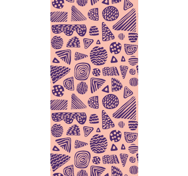 Papier peint salon formes géométriques ensemble - TenStickers
