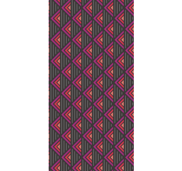 Papier peint salon grille triangulaire - TenStickers