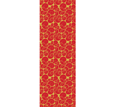 Papier peint salon motif volutes ornées - TenStickers