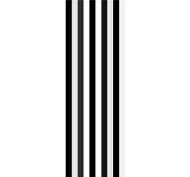 Papier peint rayures verticales noires blanches et grises - TenStickers