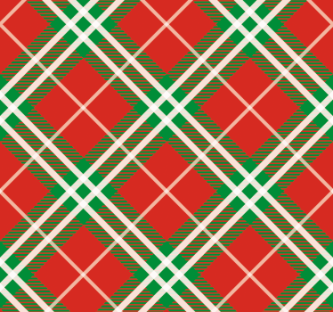 Papier peint rayures Tartan écossais rouge et vert - TenStickers
