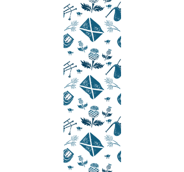 Papier peint salon motifs médiévaux - TenStickers
