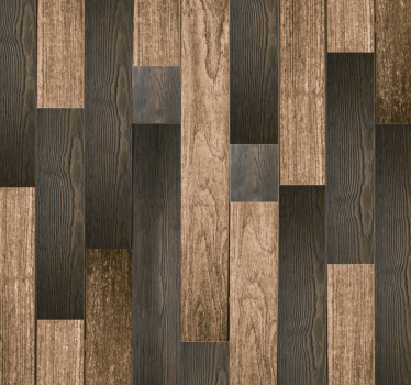 Papier peint salon bois effet foncé - TenStickers